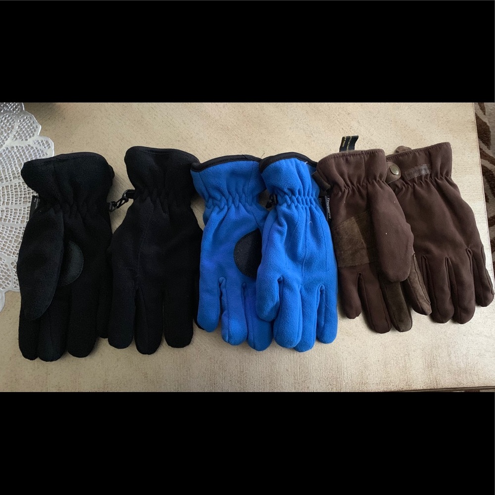 Thinsulate Gloves (3 pairs)